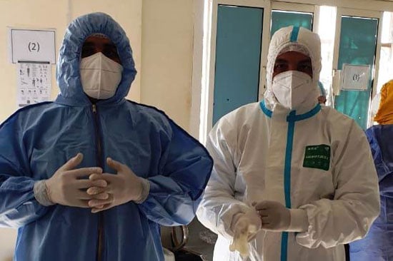 إجراء عمليتين قيصريتين لسيدتين مصابتين بكورونا (10)