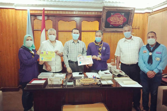 احتفال رواد كشافة بيلا باليوم العالمى (2)