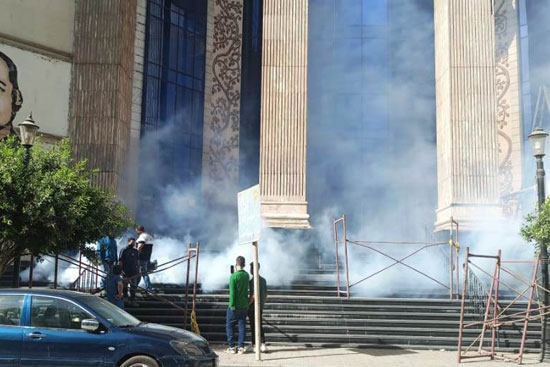 وحدة تعقيم ذكية بنقابة الصحفيين (10)