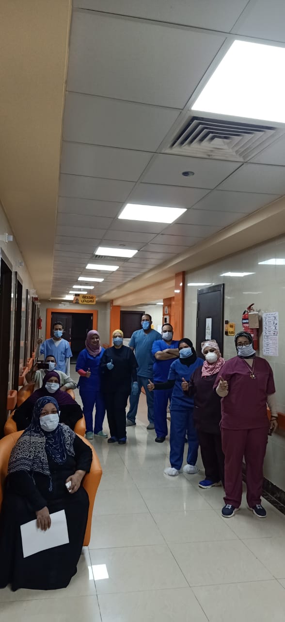 الحالات المتعافية من فيروس كورونا بمستشفى اسنا (2)