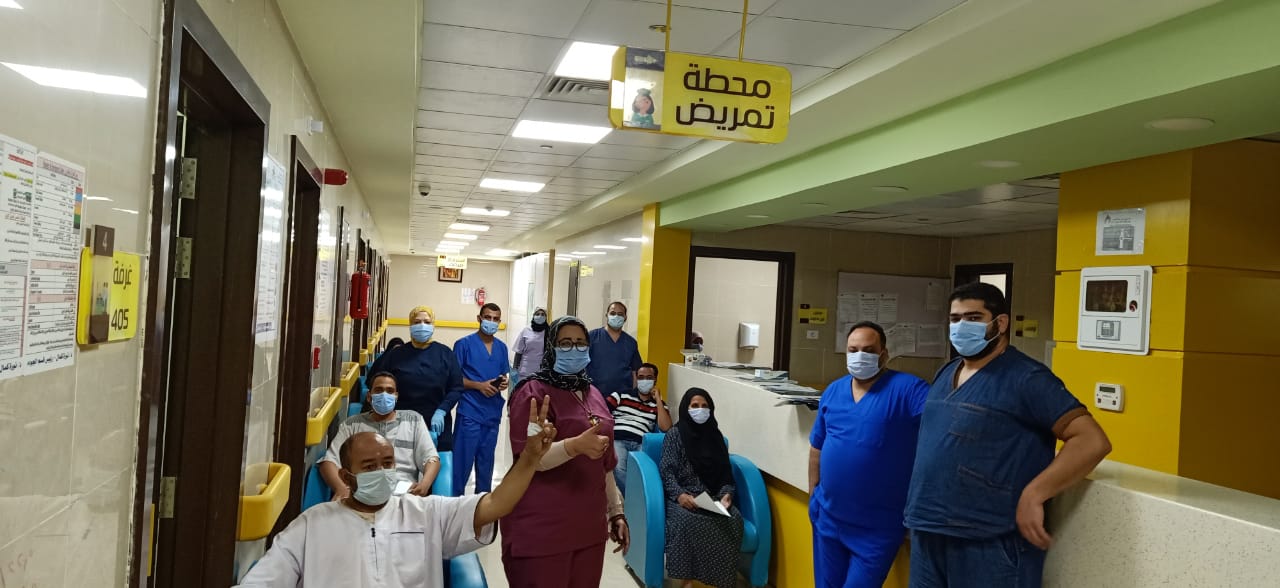 الحالات المتعافية من فيروس كورونا بمستشفى اسنا (3)