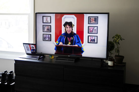 خلال كلمة عميد كلية التمريض بجامعة أوهايو