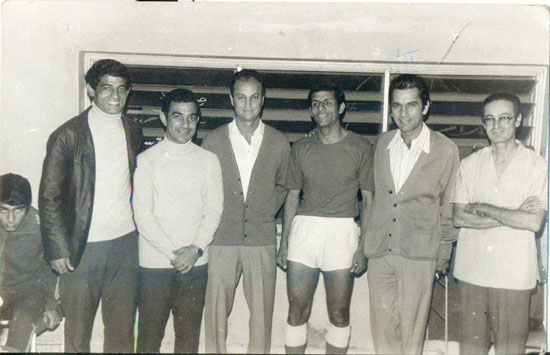 سليم مع نجوم الاهلى القدامى