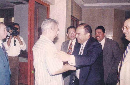 صالح سليم واسماعيل عثمان رئيس الاسماعيلى الاسبق 