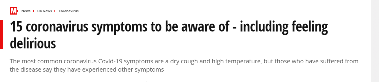 ما هي اعراض كورونا