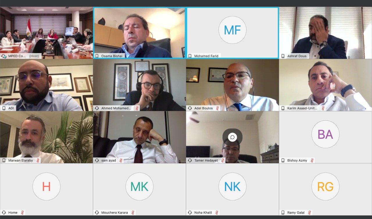 رجال الأعمال المصريين بالخارج يستمعون لحديث وزيرتا التخطيط والهجرة