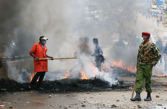 جانب من العنف فى كينيا