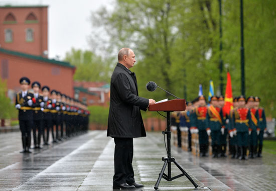 خلال كلمة الرئيس الروسى فلاديمير بوتين
