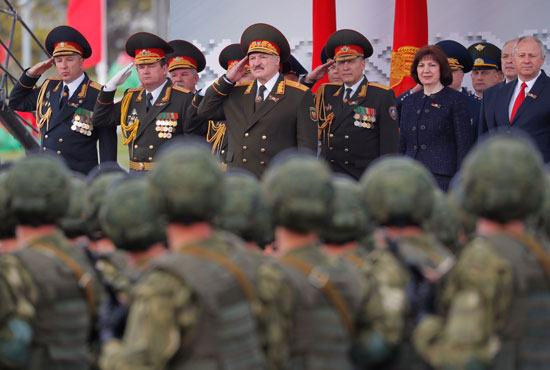 عرض عسكري للجيش البيلاروسيى