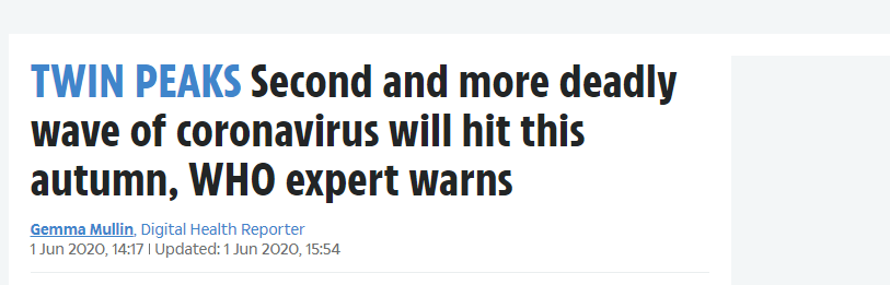 موجة ثانية من فيروس كورونا قد تعود فى الخريف