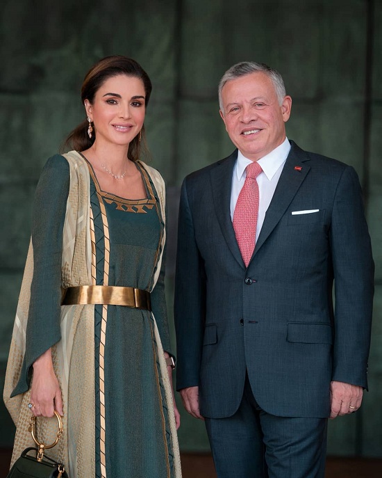 الملكة رانيا والملك عبدالله