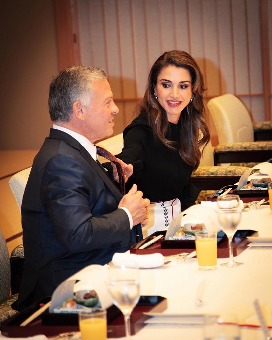 الحب يجمع الملكة رانيا والملك عبدالله