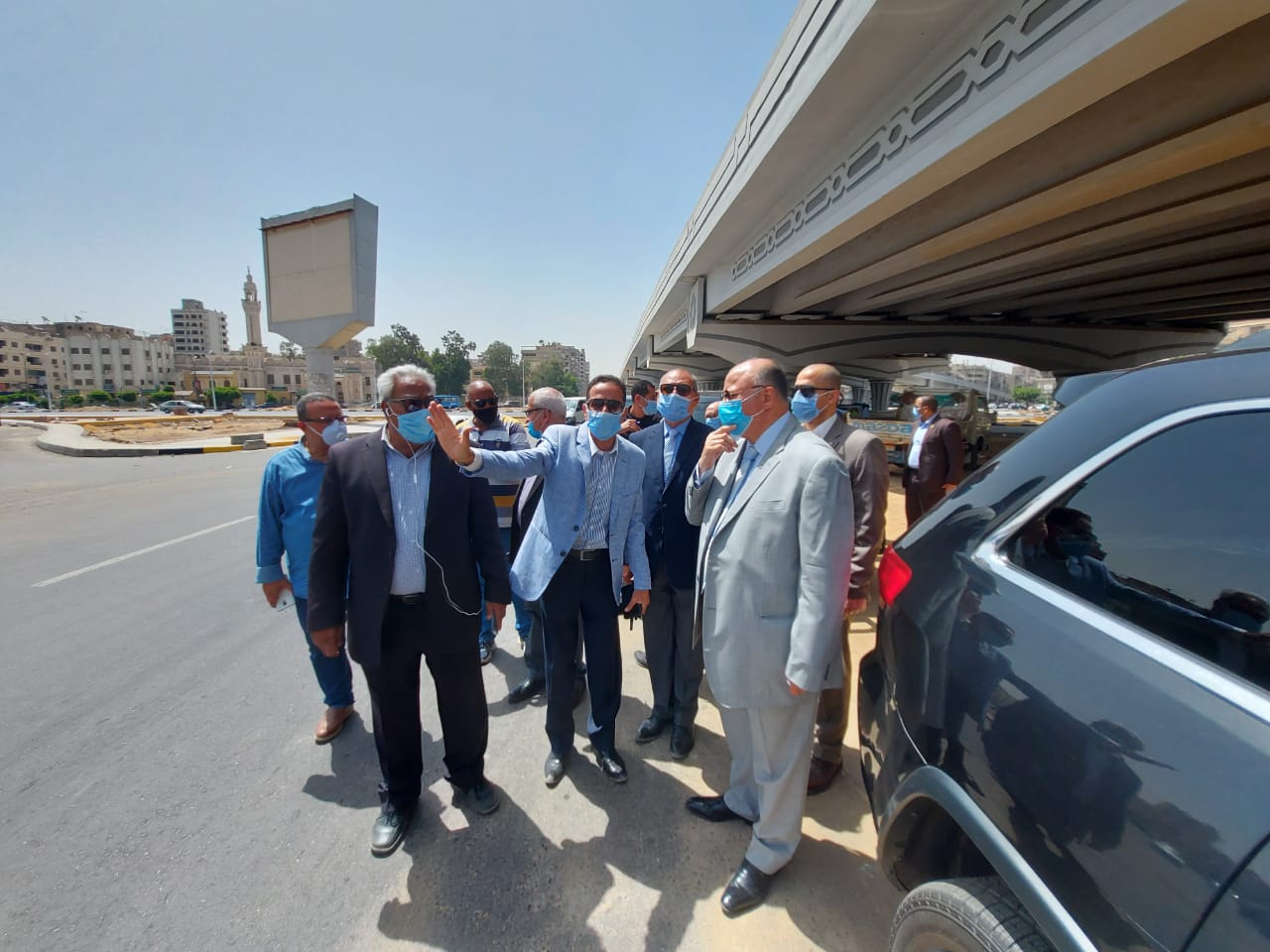 محافظ القاهرة يتفقد المحاور المرورية الجديدة  (3)