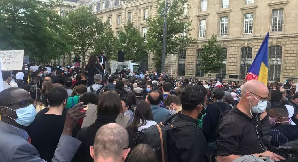 مظاهرات في باريس لتكريم جورج فلويد ‏ (6)