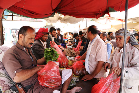 أحد أسواق صنعاء