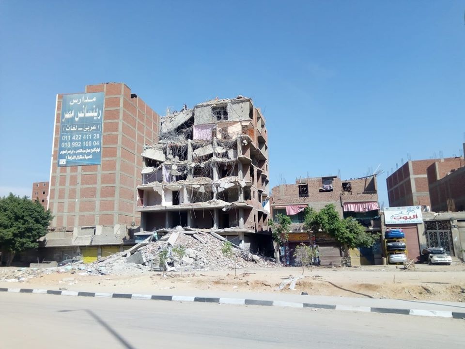 إزالات العقارات المخالفة بمحيط محور ترعة الطوارئ بالقاهرة (5)