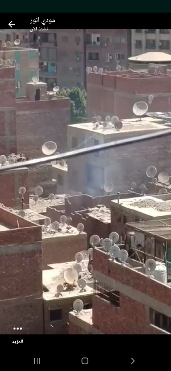 حريق شقة بالوراق