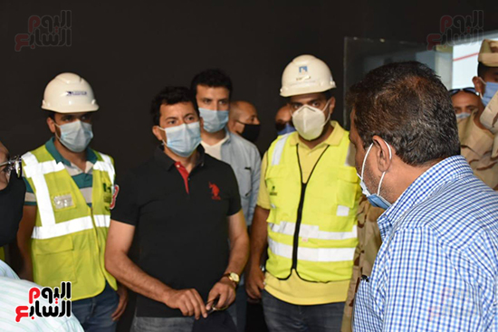 وزير الرياضة أشرف صبحى في زيارة العاصمة الإدارية الجديدة (10)