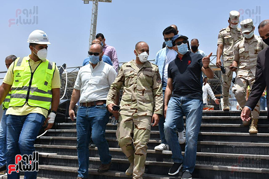 وزير الرياضة أشرف صبحى في زيارة العاصمة الإدارية الجديدة (6)