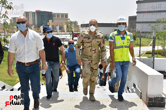 وزير الرياضة أشرف صبحى في زيارة العاصمة الإدارية الجديدة (1)