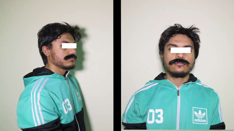 إرهابي يرتدي باروكة إرهابي يرتدي باروكة