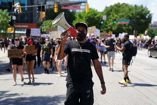 تجدد المظاهرات فى أتلانتا بسبب عنف الشرطة