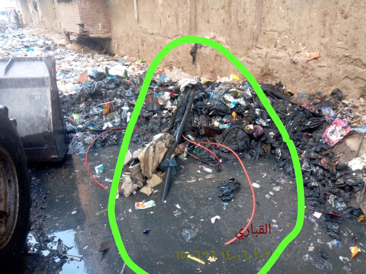 القمامة بمساكن المتراس (1)