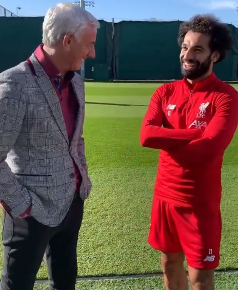 محمد صلاح وإيان راش