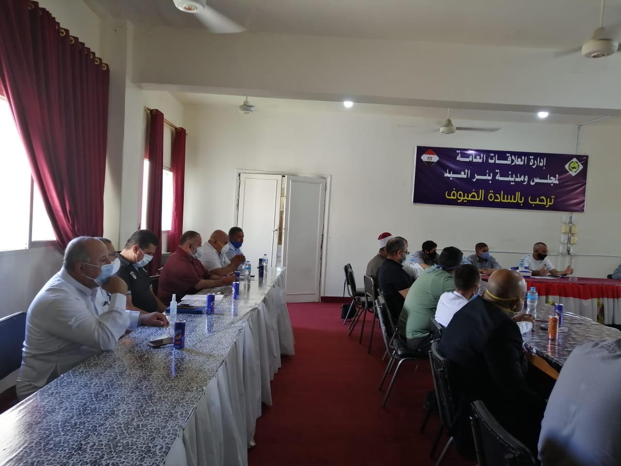 اجتماع رؤساء قرى شمال سيناء (1)