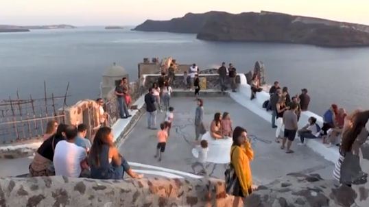 حركة السياحة فى اليونان