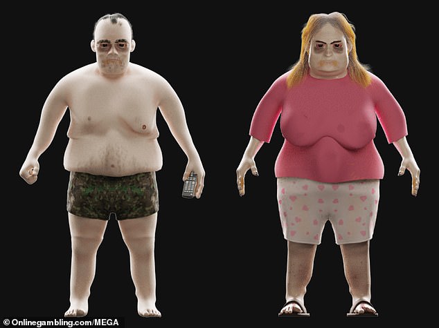 تأثير إدمان التليفزيون َعلى صحة الإنسان عام 2040 (2)