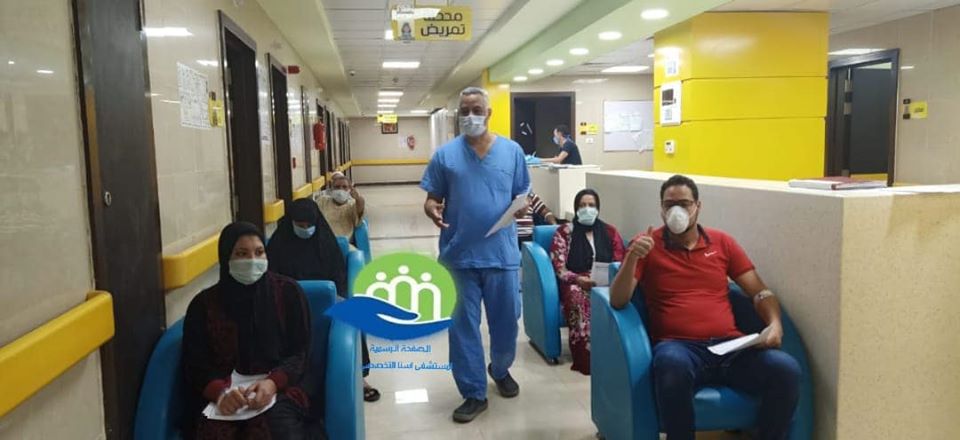مستشفى إسنا للحجر تعلن خروج 9 حالات عقب شفاؤهم من فيروس كورونا (1)