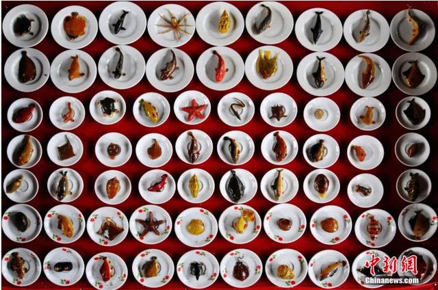 أسماك وحيوانات بحرية من العجين (1)