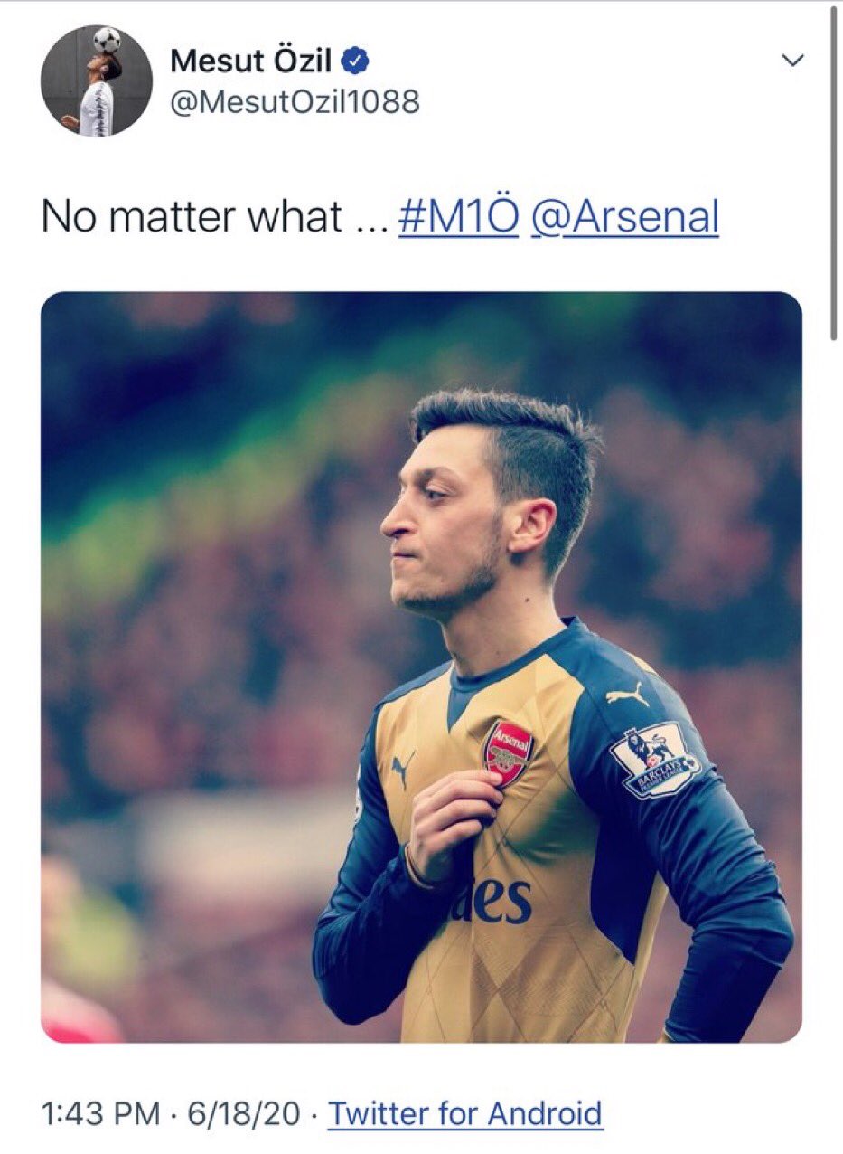 تغريدة أوزيل