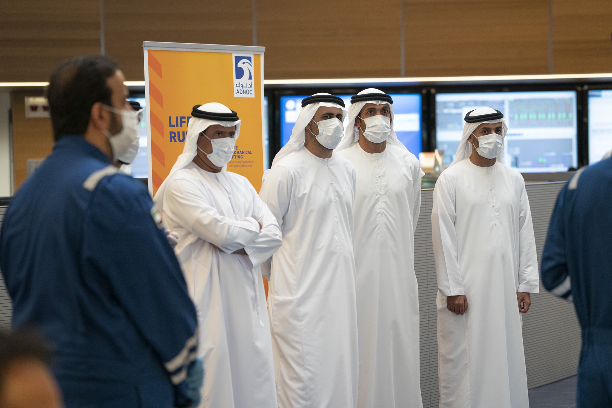 جانب من الزيارة جانب من الزيارة