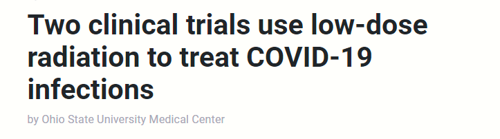 العلاج الإشعاعى لمرضى كورونا العلاج الإشعاعى لمرضى كورونا