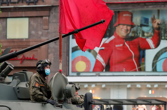 الساحة الحمراء فى موسكو تستعد للاحتفال بذكرى الانتصار على النازية