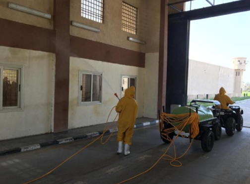 تعقيم بالسجون قبل الامتحانات