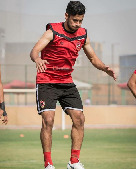 ناصر في تدريبات الاهلي 2