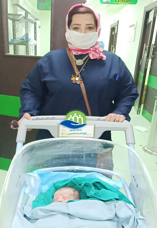 مستشفى إسنا للحجر الصحى تعلن إجراء عملية ولادة جديدة  (2)