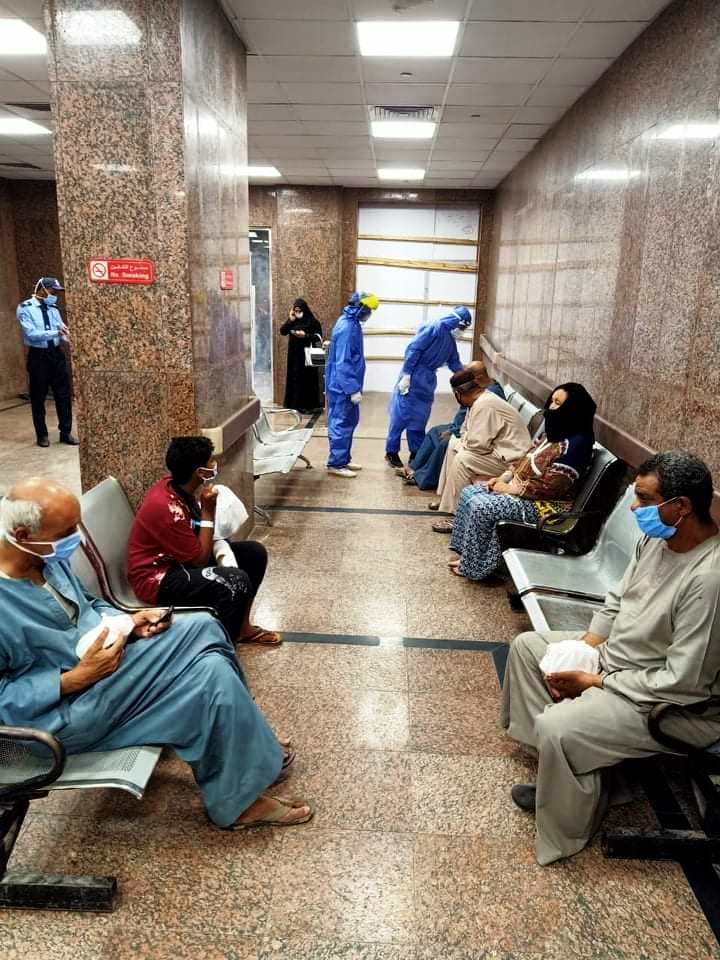 مستشفى الأقصر العام خلال خروج الحالات