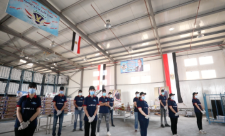 اجراءات احترازية في توزيع المساعدات