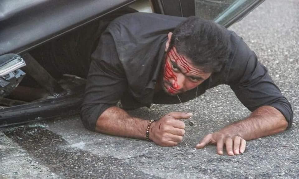 أحمد العوضى يشوق جمهوره بصور من كواليس مسلسل شديد الخطورة  (1)