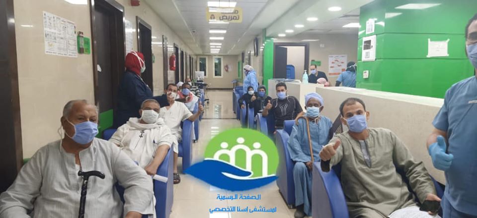 مستشفى إسنا للحجر الصحى تعلن خروج 14 حالة عقب شفاؤهم  (5)