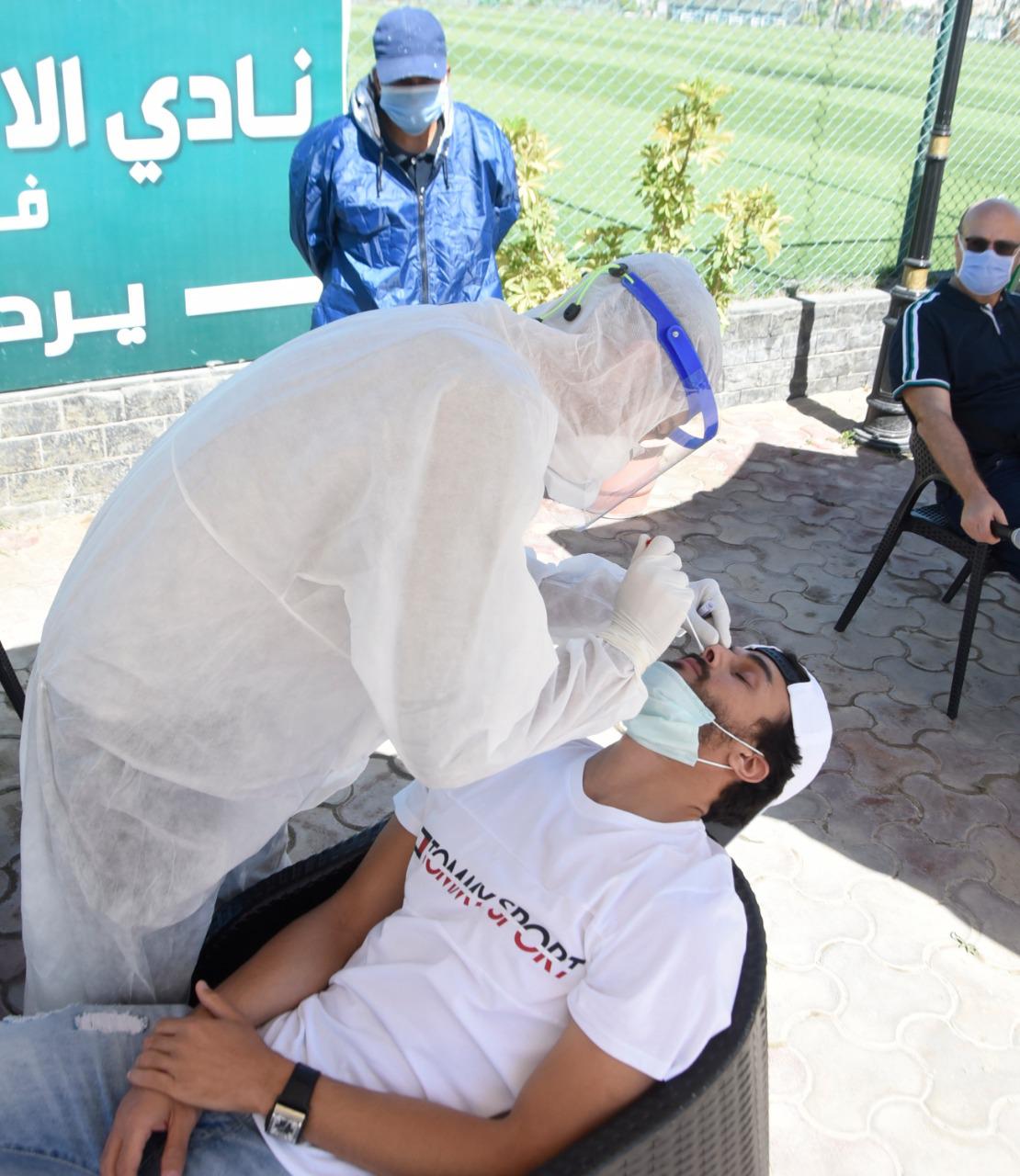 مسحة لاعبى الاتحاد مسحة لاعبى الاتحاد