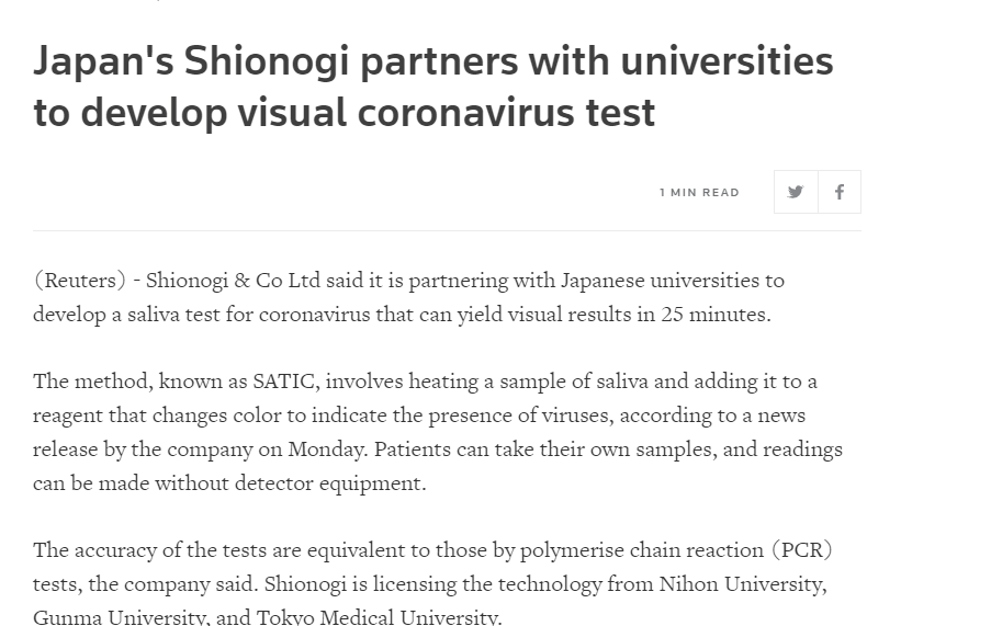 اختبار اللعاب