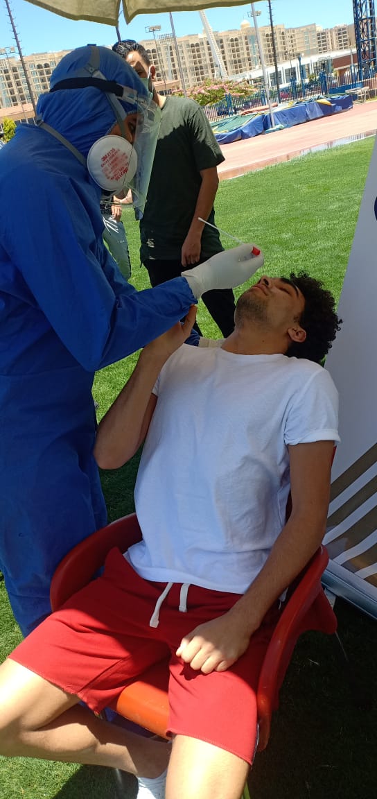 مسحة كورونا لسموحة مسحة كورونا لسموحة