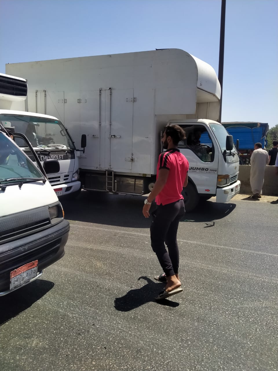  حاد ث تصادم بقرية شبرا هارس (2)