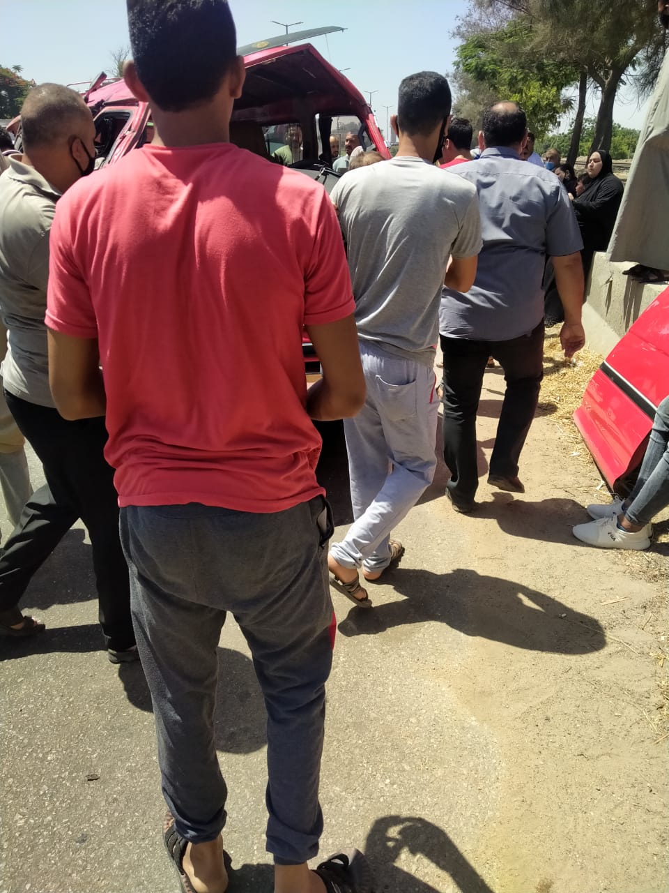  حاد ث تصادم بقرية شبرا هارس (14)