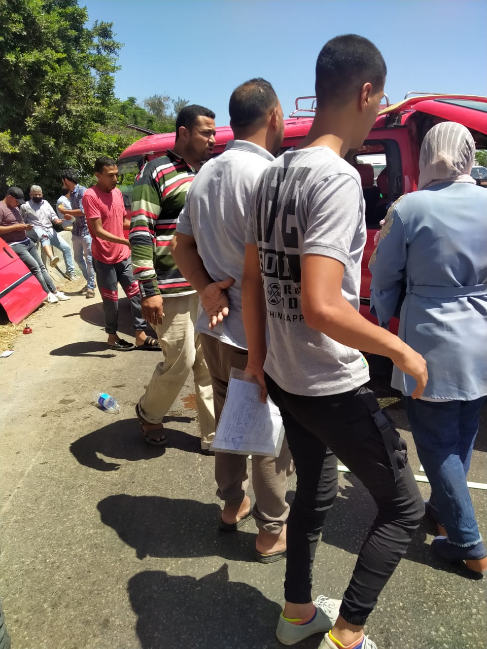  حاد ث تصادم بقرية شبرا هارس (3)